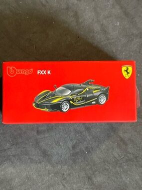 Bburago Black Racing Ferrari FXX-K Number 44 Die-Cast Toy Car - NEW